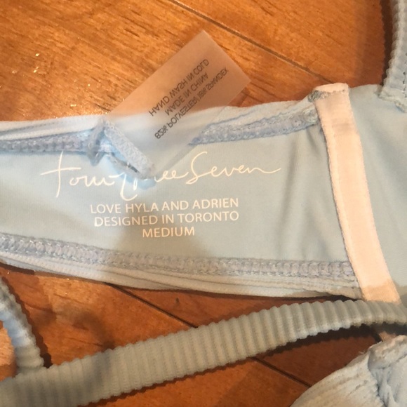 S O L D NWOT 437 Luna Bikini Top in Baby - Picture 3 of 4